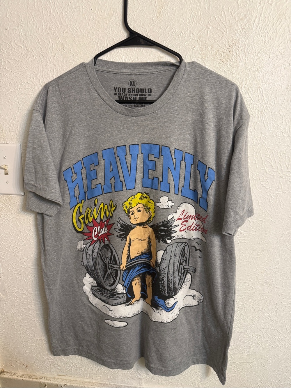 Superfresh Limited Edition Heavenly Gains Graphic Tee - Gray